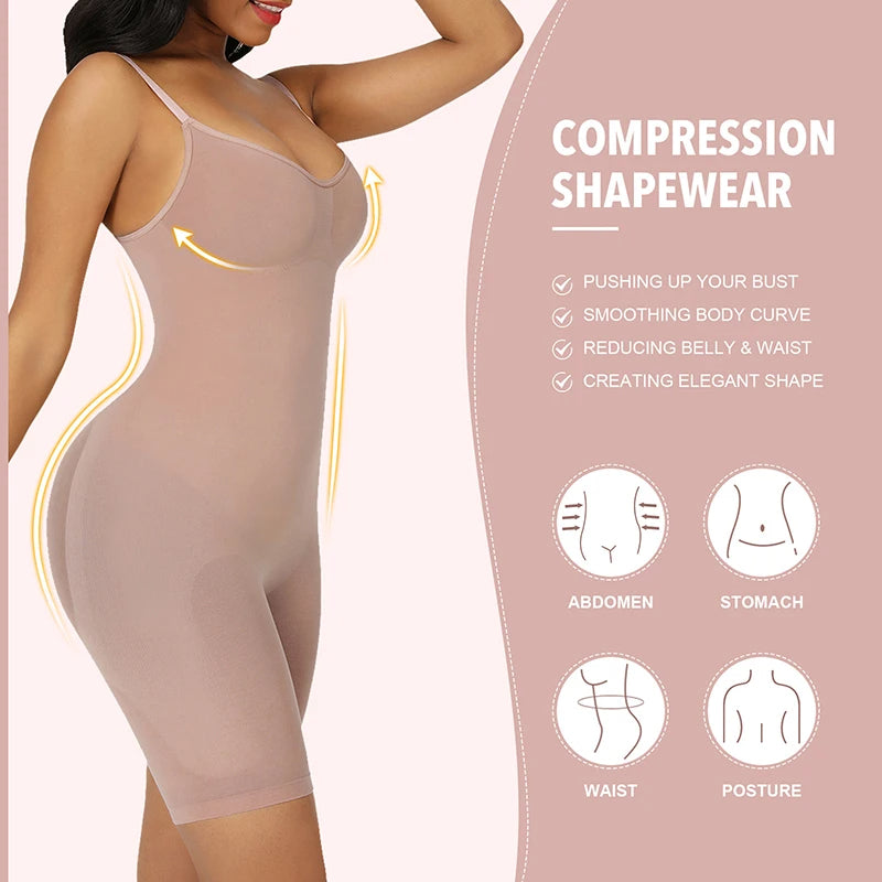 Shapewear Bodysuit - Tummy Control & Seamless Sculpting for Women