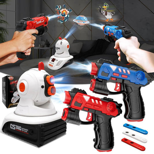 Projector Shooting Game - Interactive Arcade Toy with Duck, Dinosaur & UFO Modes