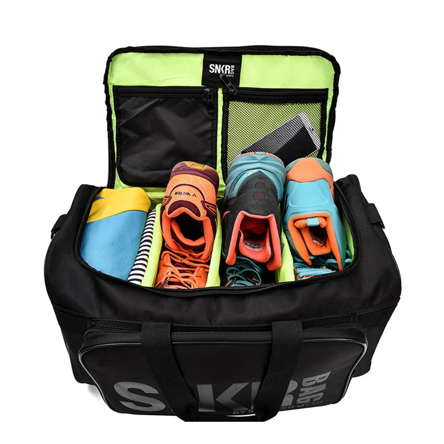 Athletes Sports Bag - Ultimate Gym & Travel Organizer with Adjustable Compartments