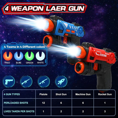 Projector Shooting Game - Interactive Arcade Toy with Duck, Dinosaur & UFO Modes