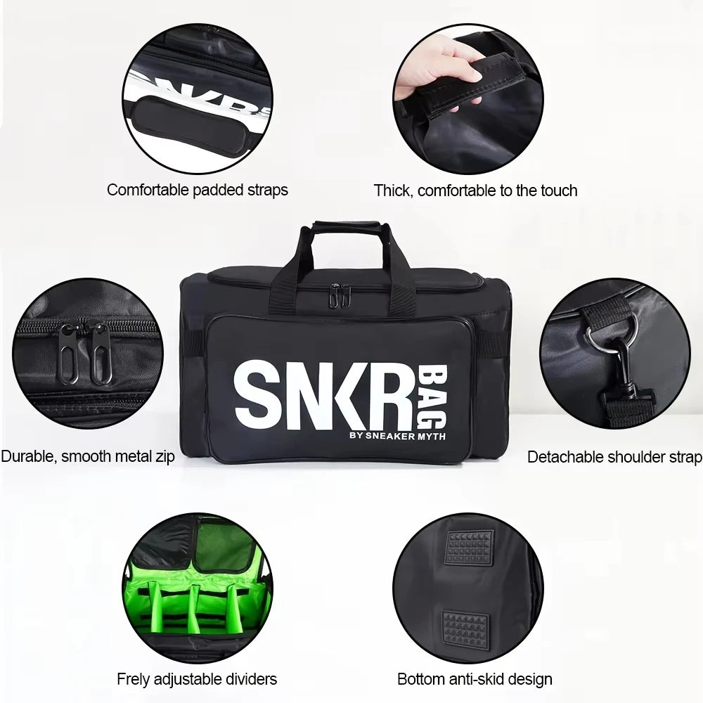 Athletes Sports Bag - Ultimate Gym & Travel Organizer with Adjustable Compartments