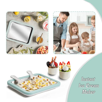 Ice Cream Maker Pan - DIY Rolled Ice Cream & Frozen Yogurt Tool