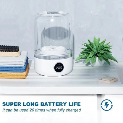 Portable Mini Washing Machine - Cordless Laundry for Travel & Dorms